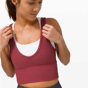 Lululemon Power Pivot Tank *Rib | Chianti